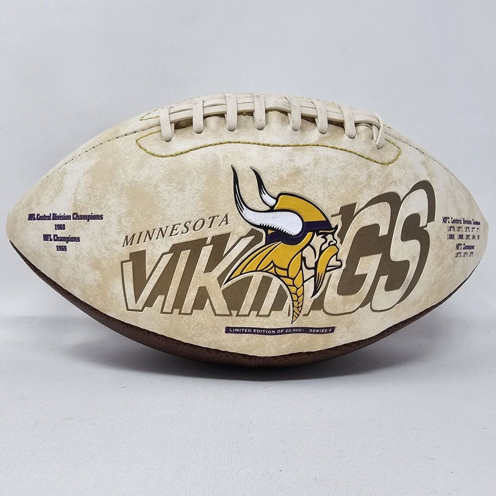 Minnesota Vikings‎ Collectible Football Limited Edition of 25,000 Series 4 NFL